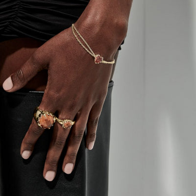 Stolen Girlfriends Club | Love Claw | Citrine | Bracelet | YG Plated