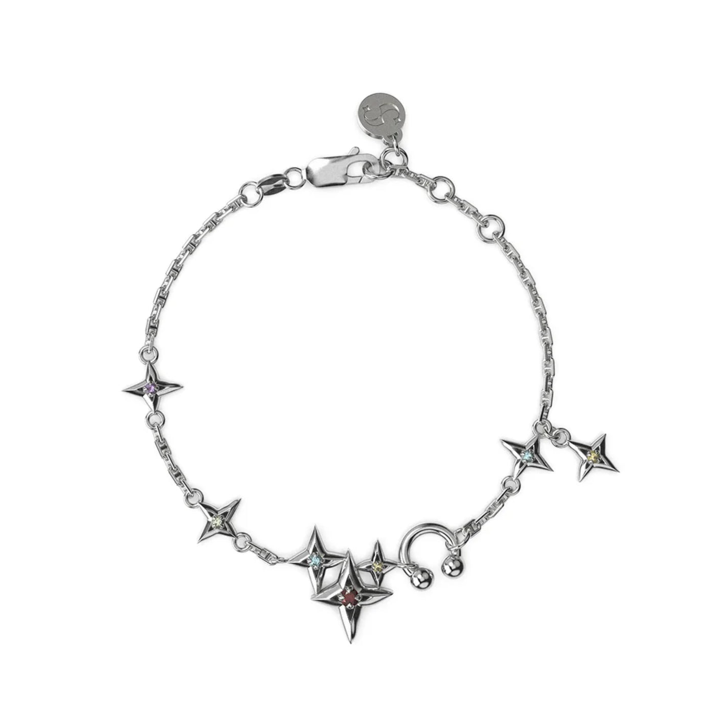 Stolen Girlfriends Club Cosmic Punk Multi Stone Bracelet | Sterling Silver