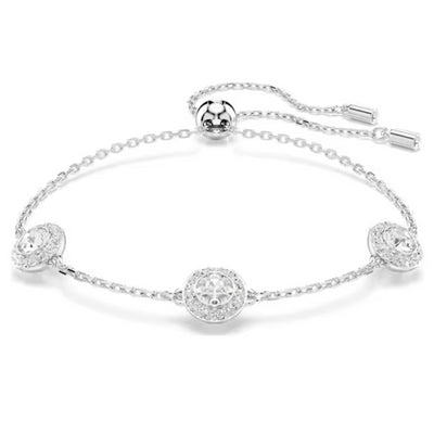 Swarovski Una Angelic Bracelet | Rhodium Plated