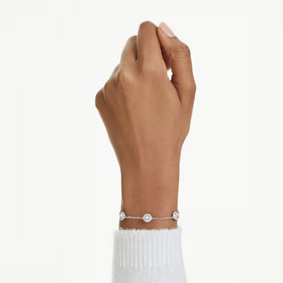 Swarovski Una Angelic Bracelet | Rhodium Plated
