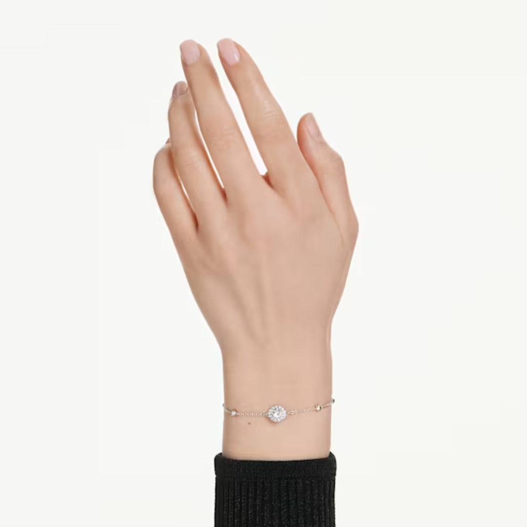 Swarovski Una Angelic Bracelet | Rhodium Plated