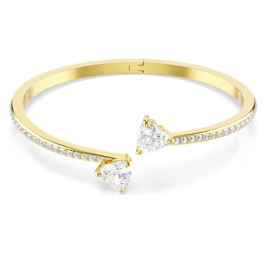 Swarovski Mesmera Bangle | Rhodium Plated | Large