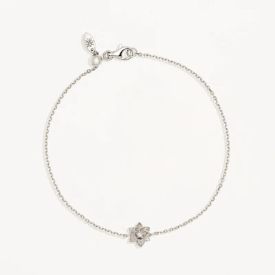 by charlotte | Bloom Within Lotus Bracelet | Sterling Silver | 19cm