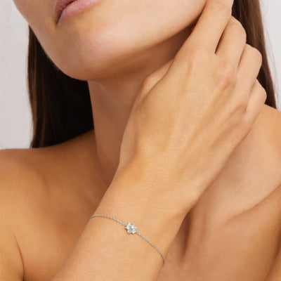 by charlotte | Bloom Within Lotus Bracelet | Sterling Silver | 19cm