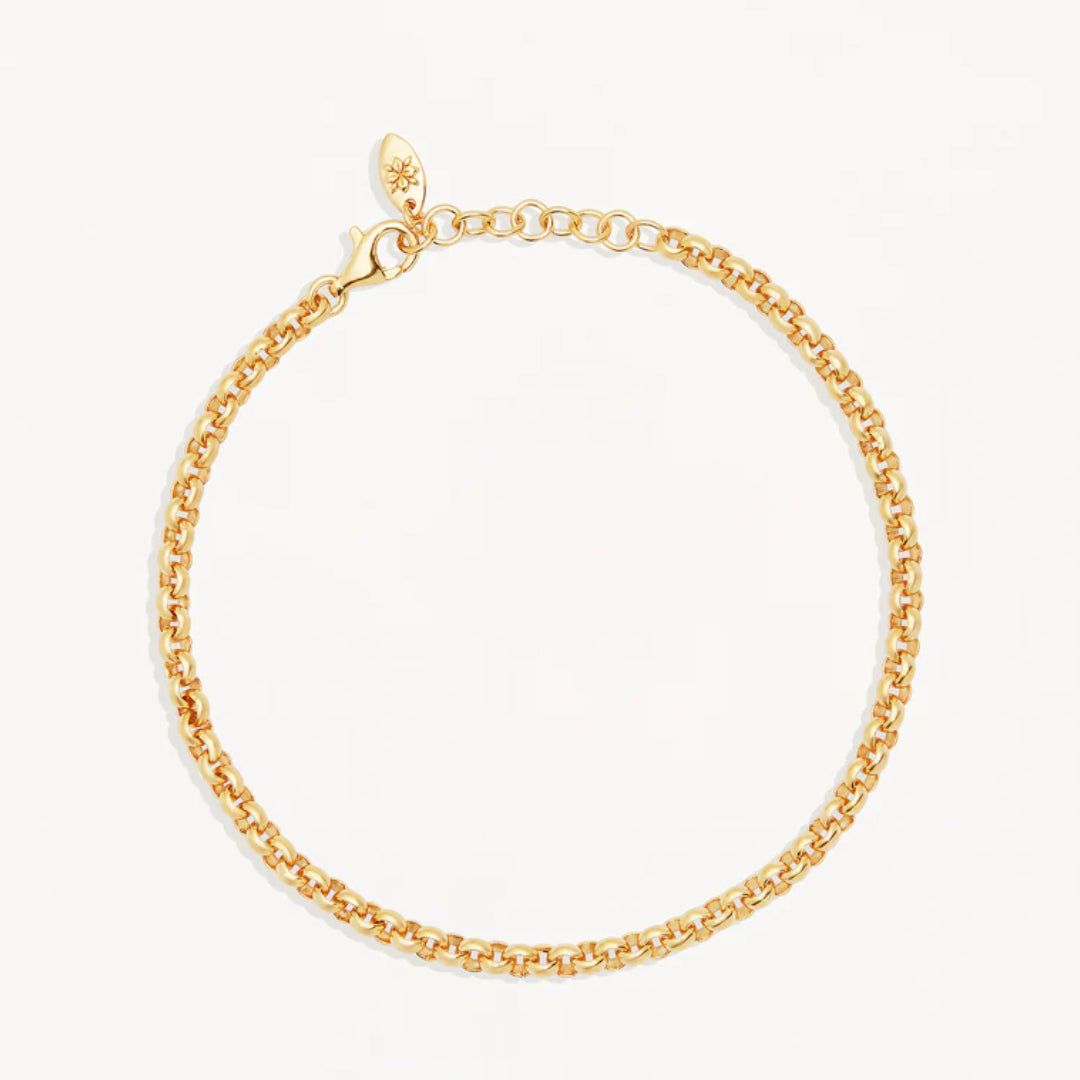 By Charlotte 18k Gold Vermeil Belcher Chain Bracelet