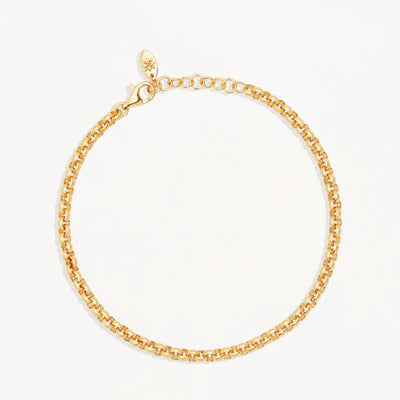 By Charlotte 18k Gold Vermeil Belcher Chain Bracelet