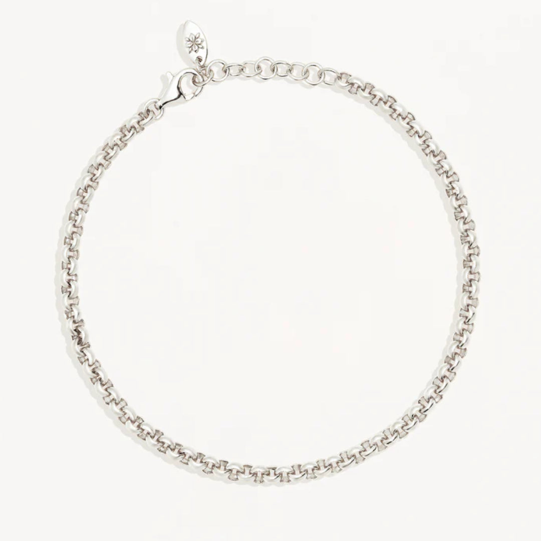 By Charlotte Sterling Silver Belcher Chain Bracelet