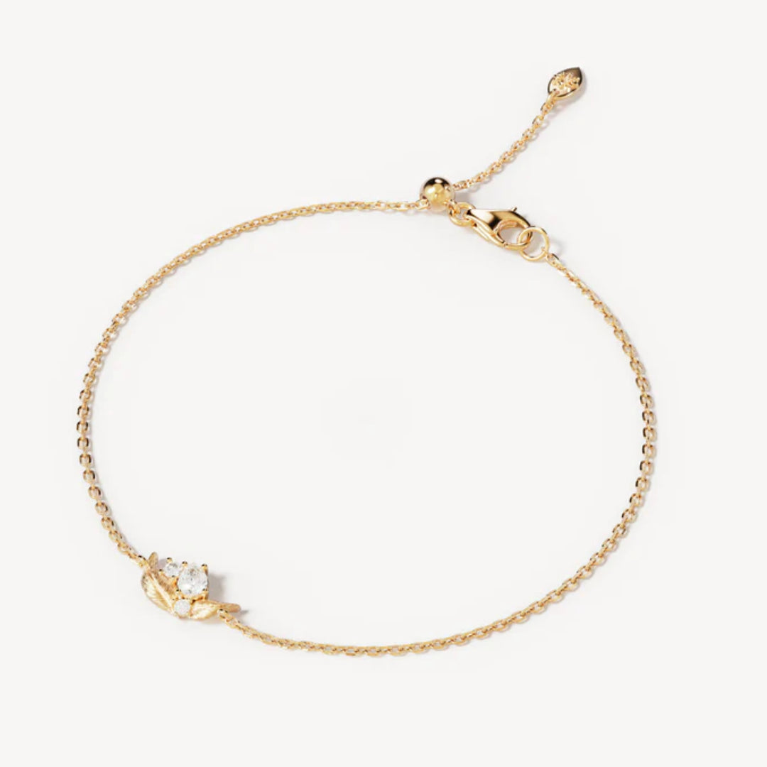 By Charlotte 18k Gold Vermeil Through the Seasons Bracelet
