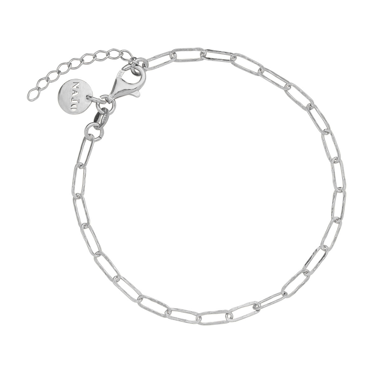Najo Rivière Bracelet Rectangular Link Bracelet | Sterling Silver