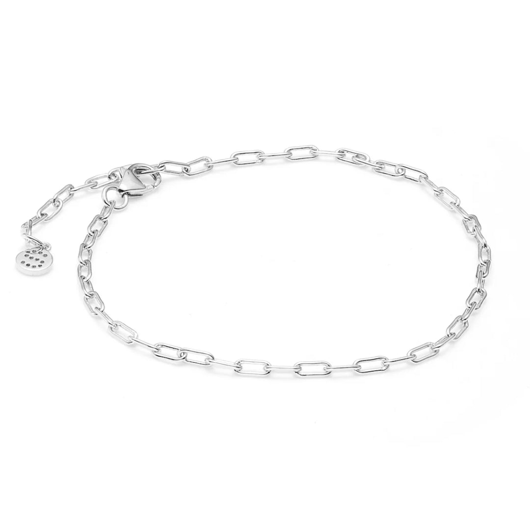 Silk & Steel Papier Bracelet Silver