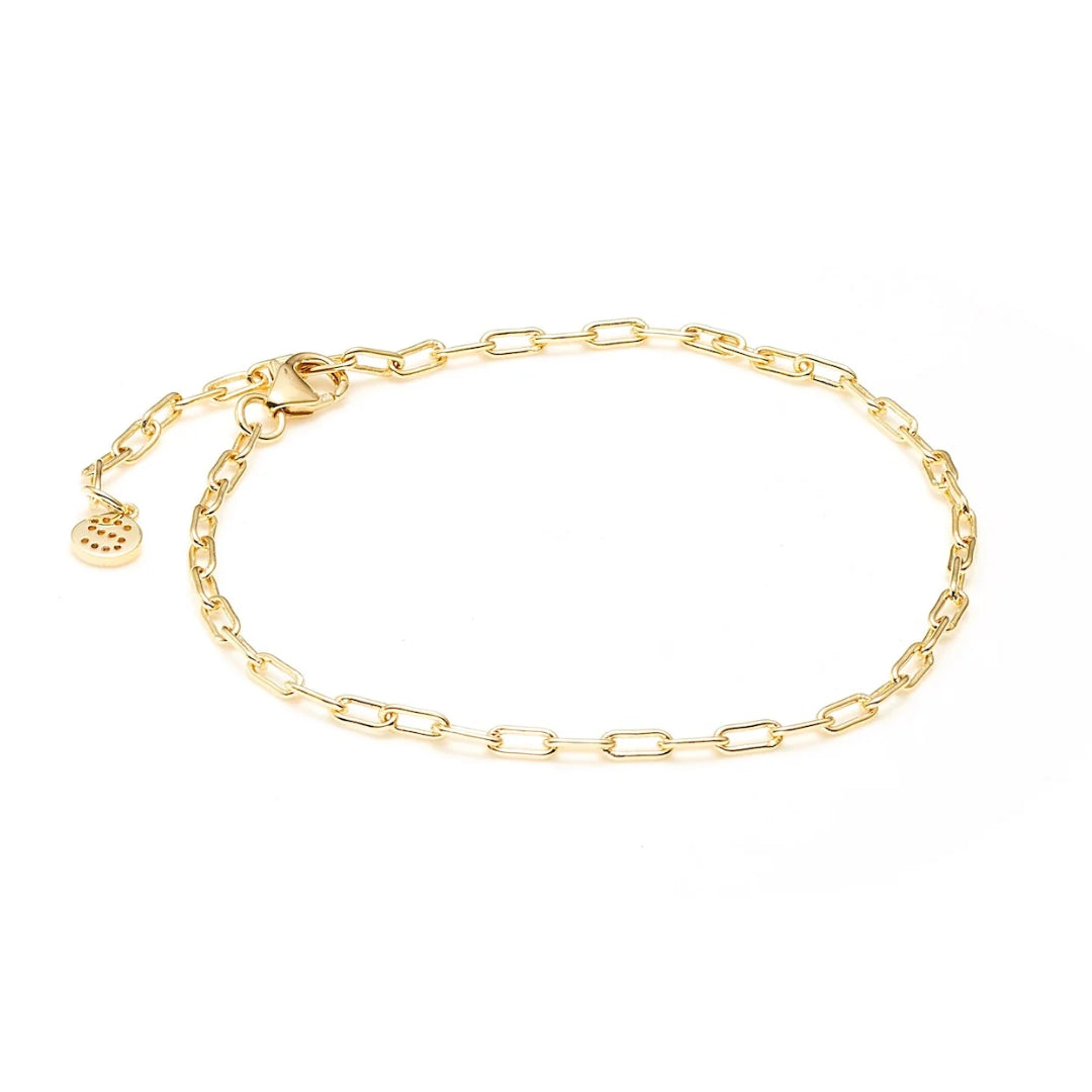 Silk & Steel Papier Bracelet Gold