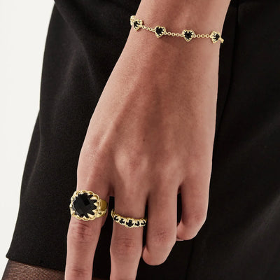 Stolen Girlfriends Club Love Claw Infinity Chain Bracelet | 18K Gold Plated