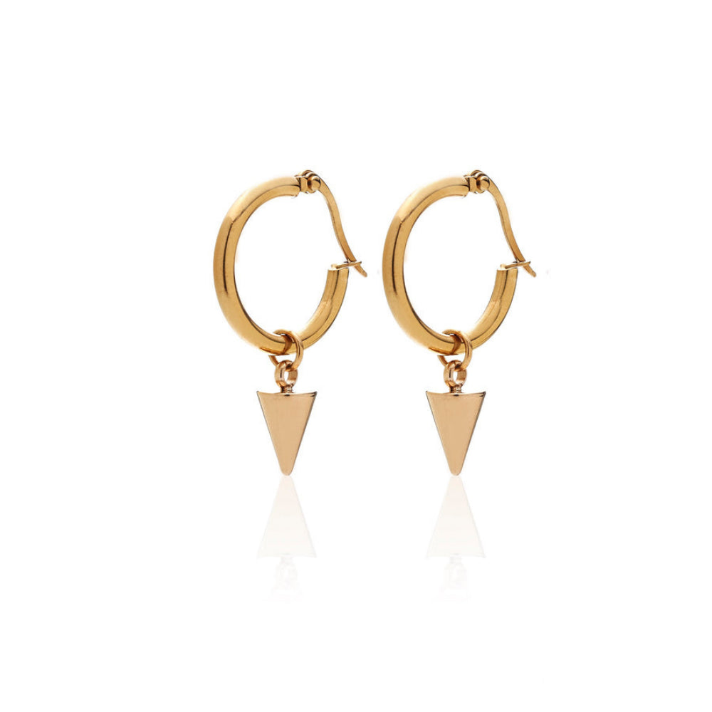 Silk&Steel Kate Spike Hoop Earrings