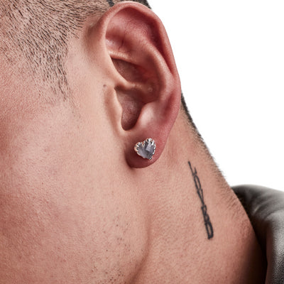 Stolen Girlfriend Club | Moonstone Love Claw Stud Earrings