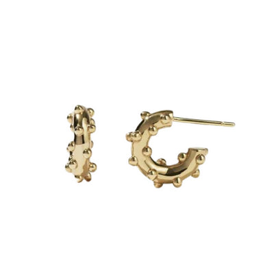 Meadowlark Anemone Hoop Earrings