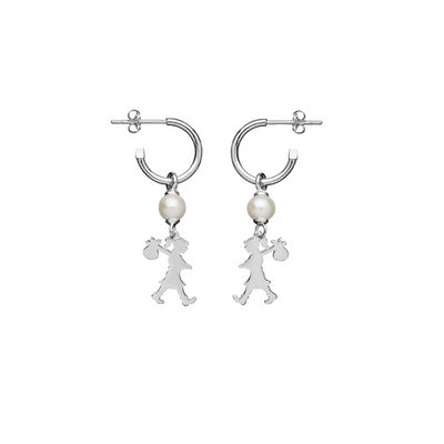 Karen Walker Girl with a Pearl Earrings | Sterling Silver