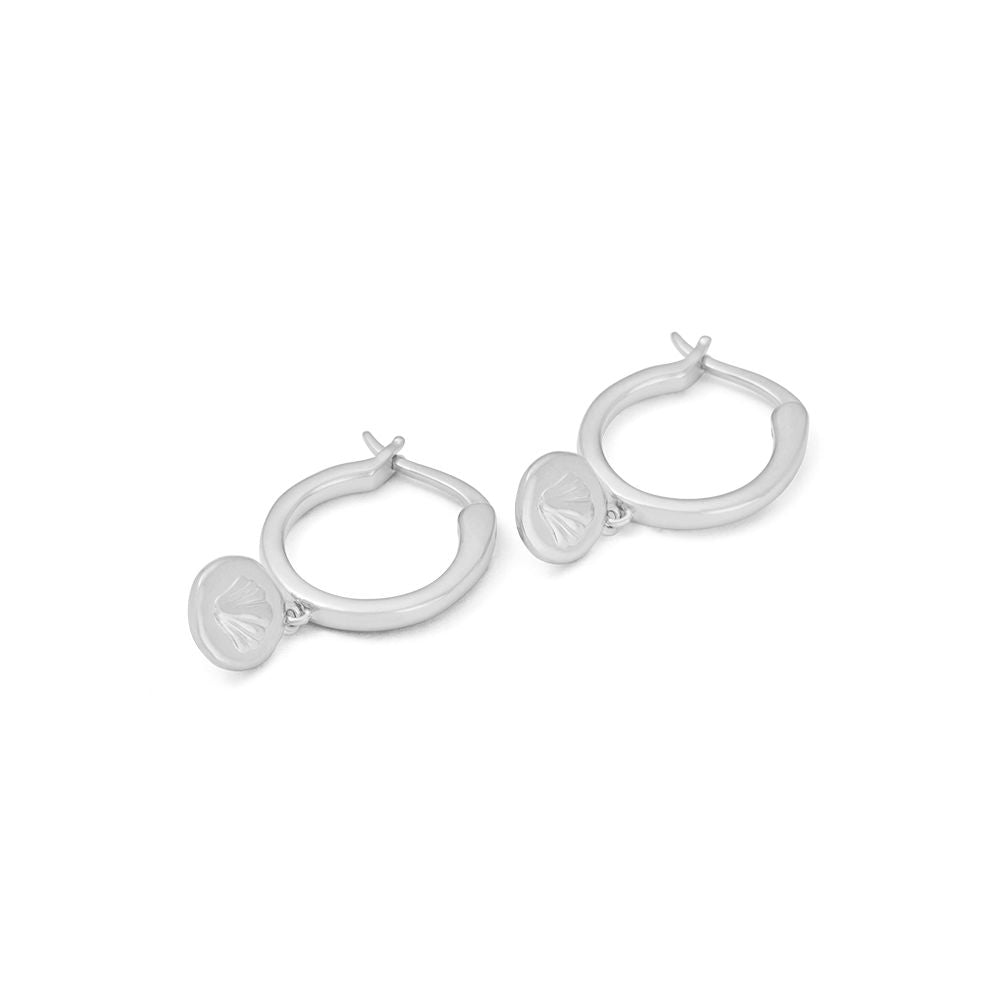 Kirstin Ash Memoir Hoop Silver Earrings