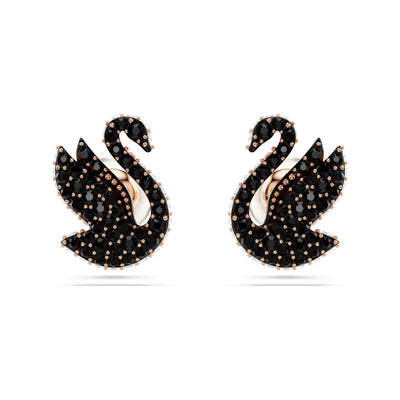 Swarovski Swan Stud Earrings