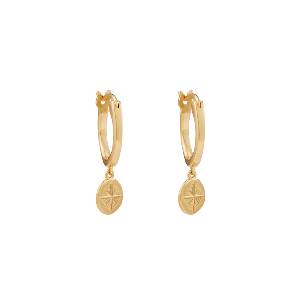 Kirstin Ash Wander Hoop Earrings | Gold