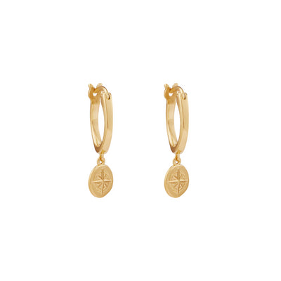 Kirstin Ash Wander Hoop Earrings | Gold