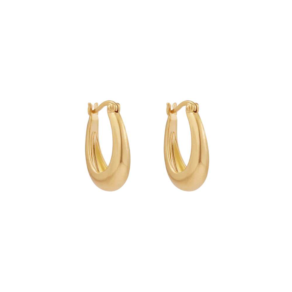 Kirstin Ash Centra 18k Gold Vermeil Hoop Earrings