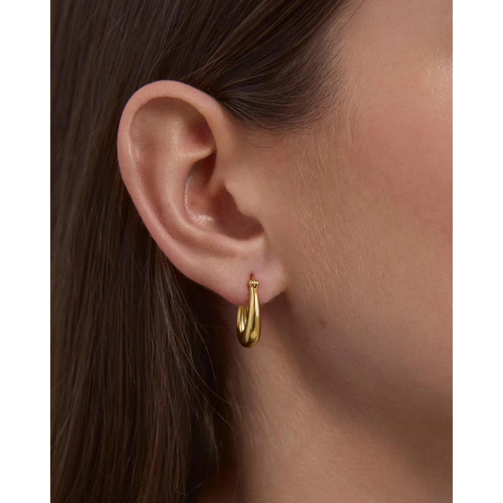 Kirstin Ash Centra 18k Gold Vermeil Hoop Earrings