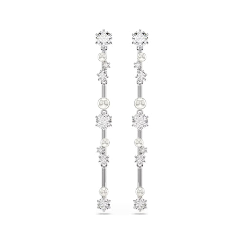 Swarovski | Constella | Crystal Pearl | Silver | Drop Earrings