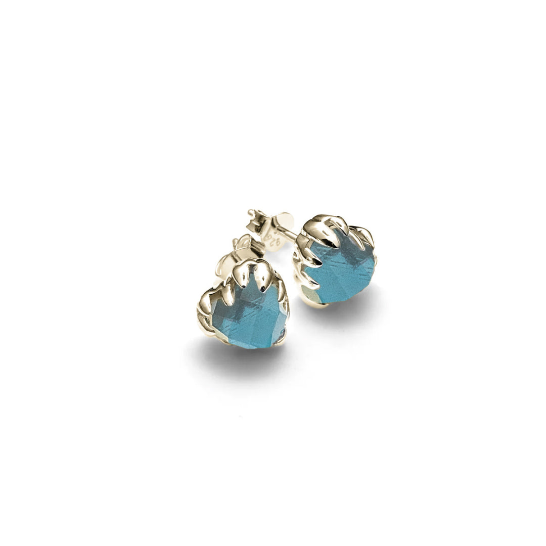 Stolen Girlfriend Club | Love Claw | Moodstone | Gold Plated | Earrings