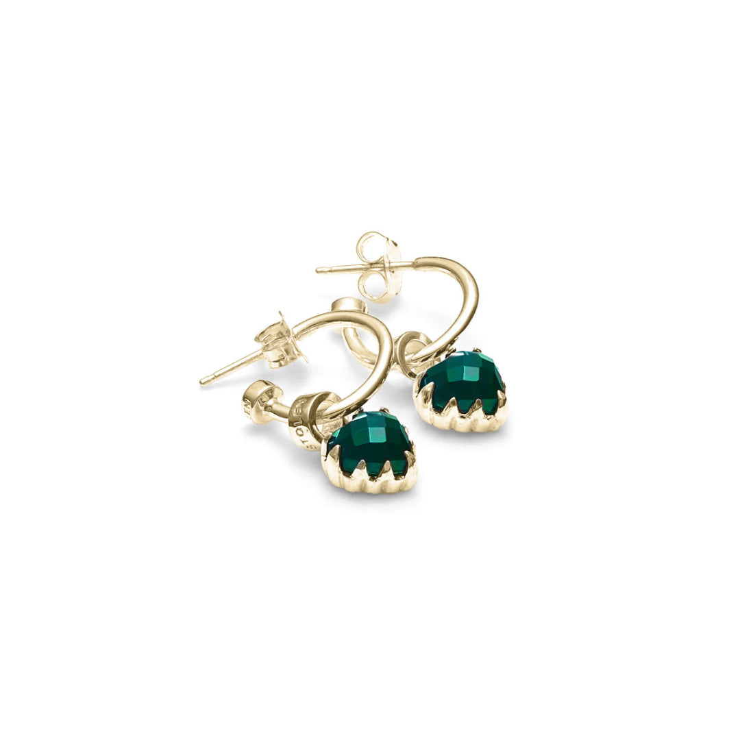 Stolen Girlfriend Club | Love Anchor | Moodstone | Gold Plated | Earrings