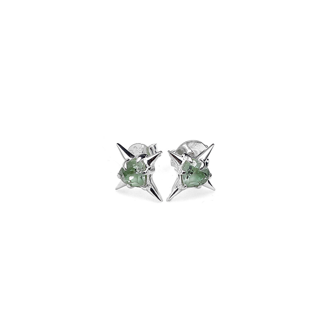 Stolen Girlfriend Club | Precious Punk | Green Amethyst | Studs