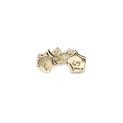 Stolen Girlfriend Club | Shield | Gold Plated | Studs