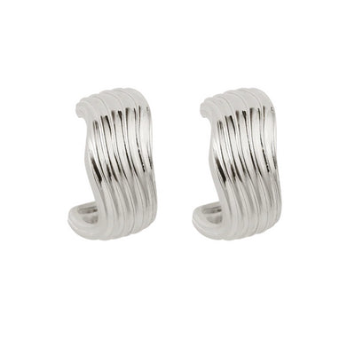 Kirstin Ash | Rise Half Hoops | Stg