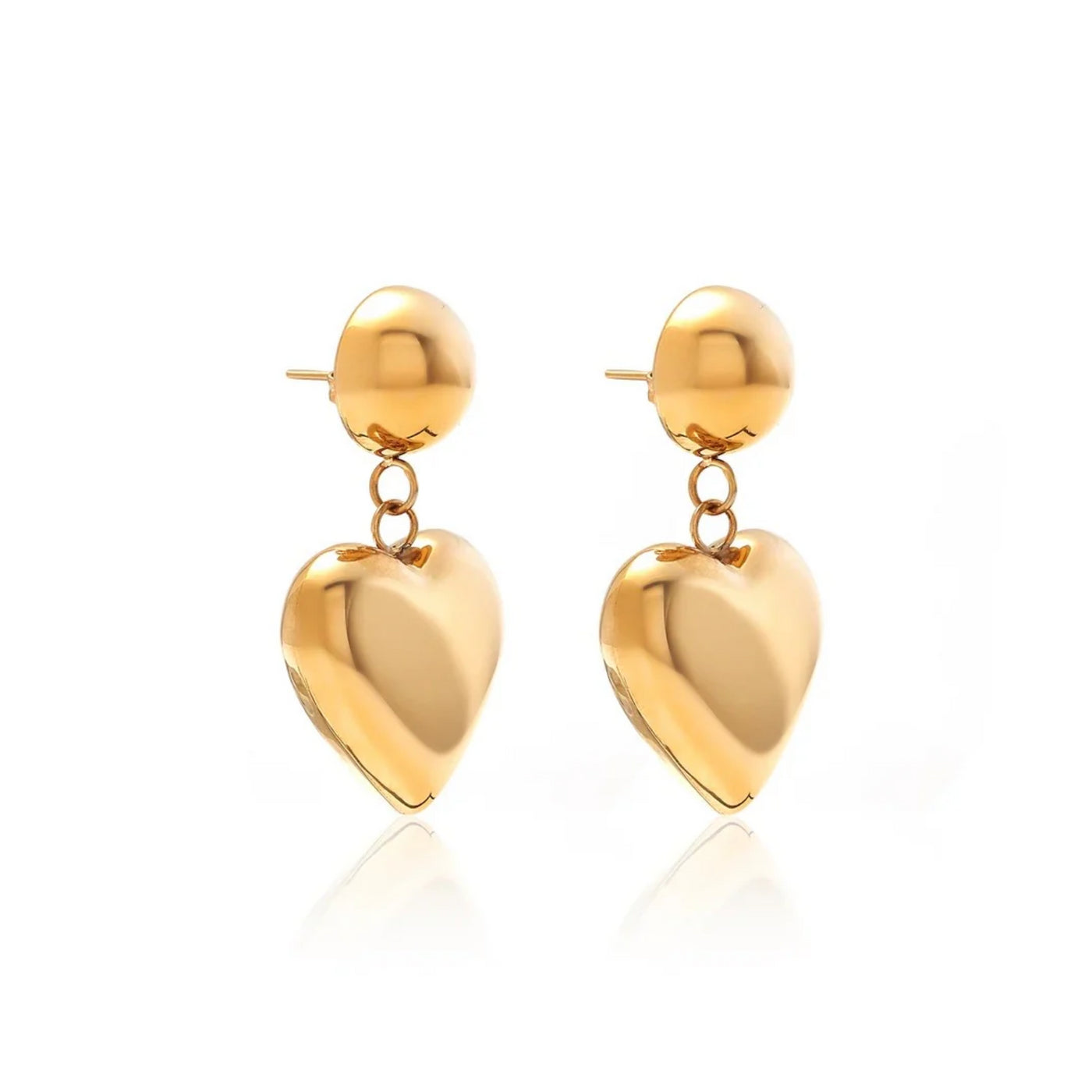Silk and Steel | Cupid | Gold Plated | Drop Earrings