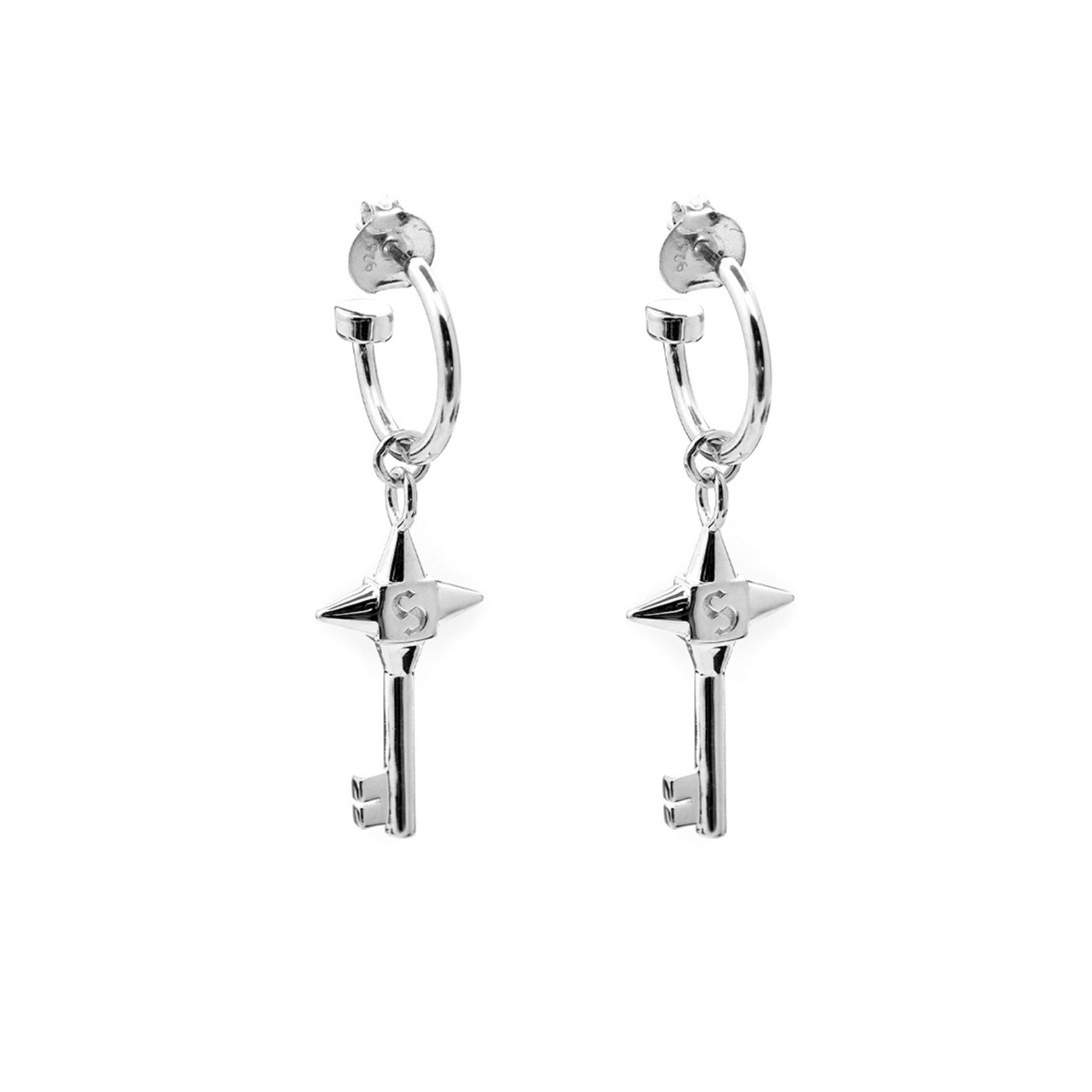 Stolen Girlfriend Club | Love Key | Anchor Earrings