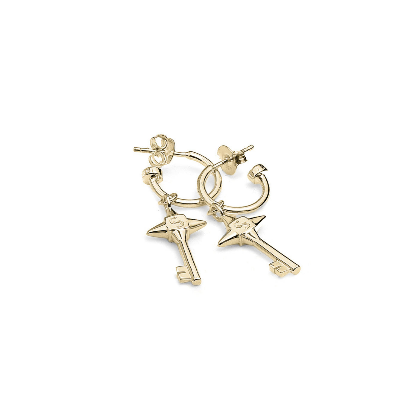 Stolen Girlfriend Club | Love Key | Gold Plated | Anchor Earrings