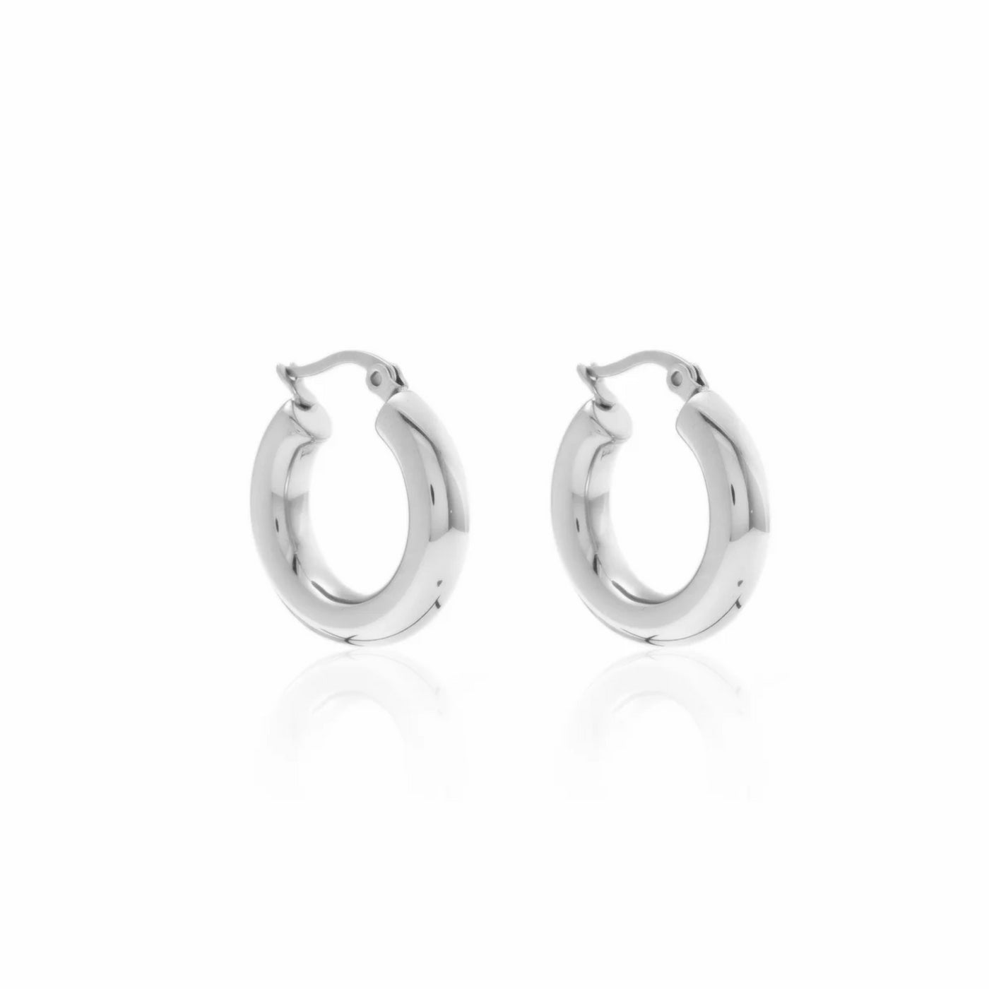 Silk and Steel | Halo | Hoop | Medium | Earrings