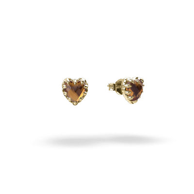 Stolen Girlfriends Club | Love Claw Earrings | Citrine | YGP