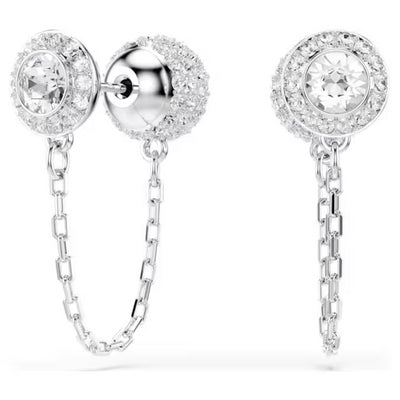 Swarovski Una Angelic Drop Earrings | Rhodium Plated