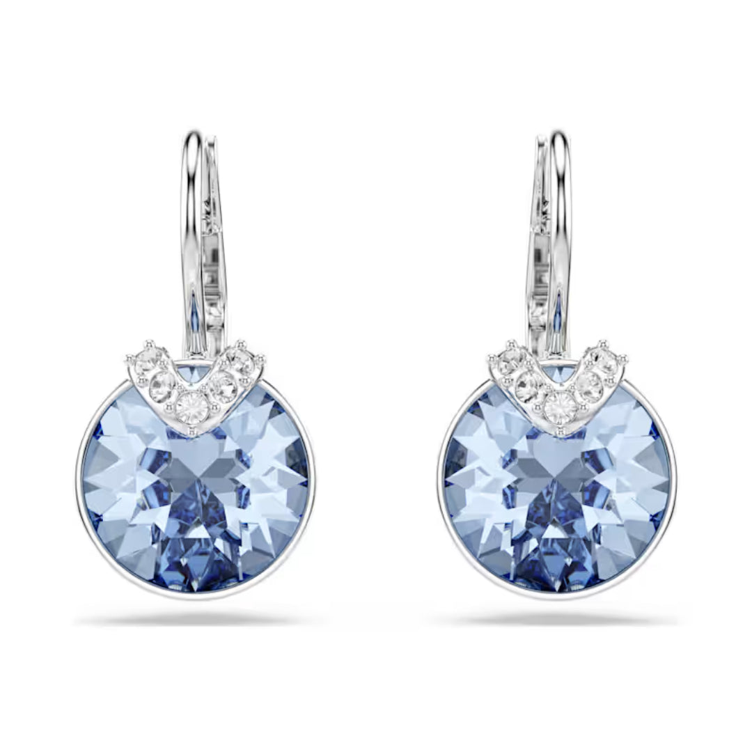Swarovski Bella V Drop Earrings | Rhodium Plated