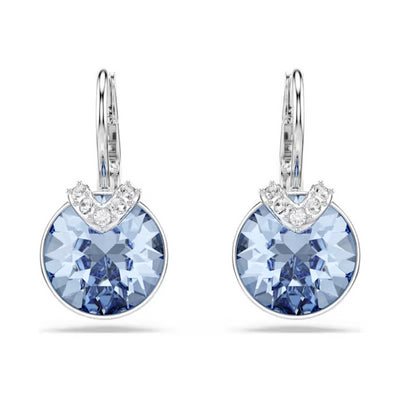 Swarovski Bella V Drop Earrings | Rhodium Plated