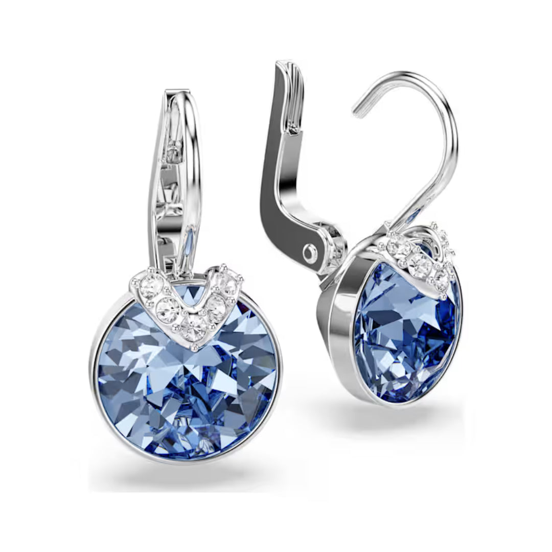 Swarovski Bella V Drop Earrings | Rhodium Plated