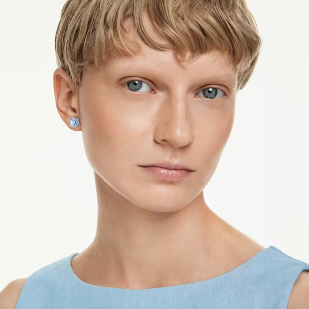 Swarovski Magic Stud Earrings | Rhodium Plated