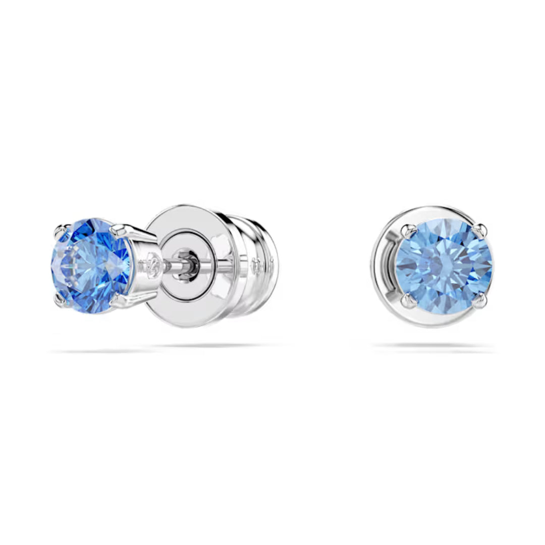Swarovski Stilla Attract Stud Earrings | Rhodium Plated