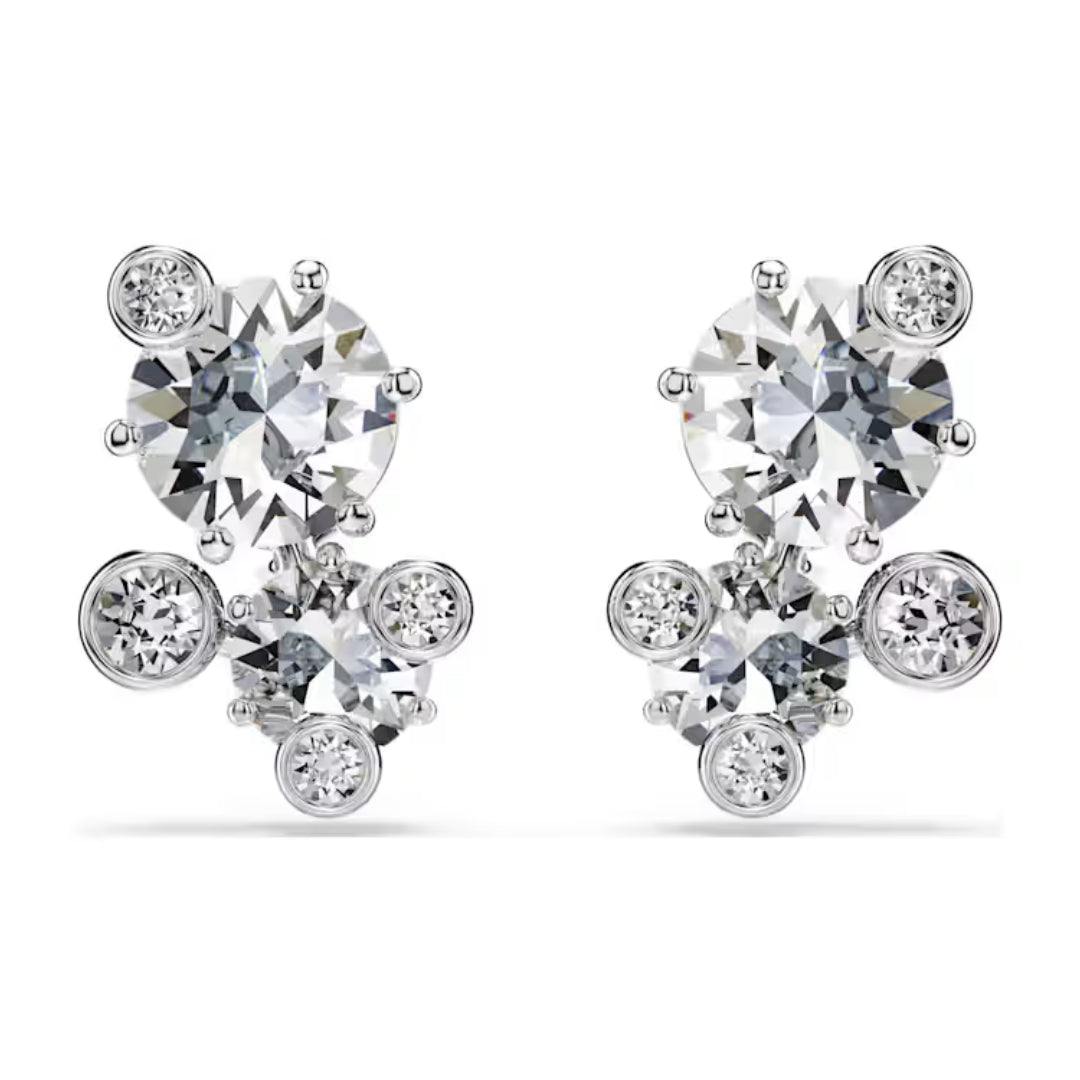 Swarovski Constella Stud Earrings | Rhodium Plated
