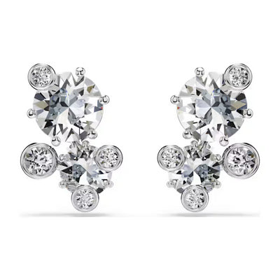 Swarovski Constella Stud Earrings | Rhodium Plated