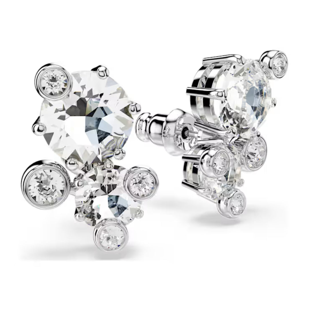 Swarovski Constella Stud Earrings | Rhodium Plated