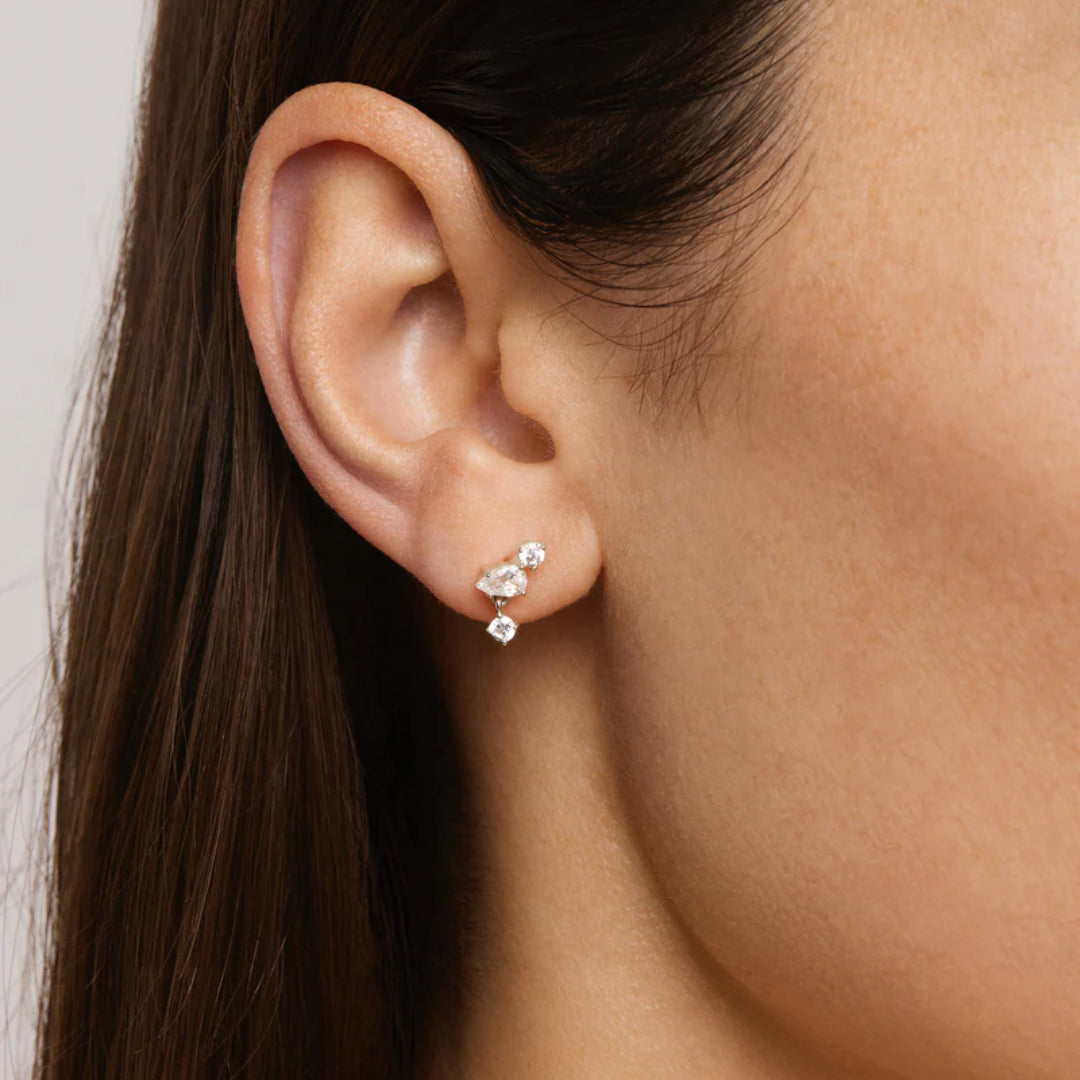 by charlotte | No Rain, No Flowers Stud | Earrings | Sterling Silver