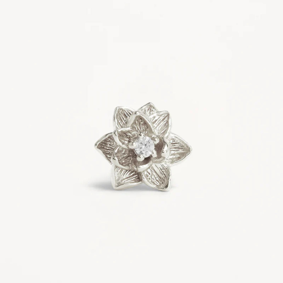 by charlotte | Bloom Within Lotus Stud | Earrings | Sterling Silver