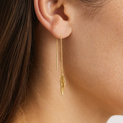 By Charlotte 18k Gold Vermeil 'Awakwen Thread' Earrings
