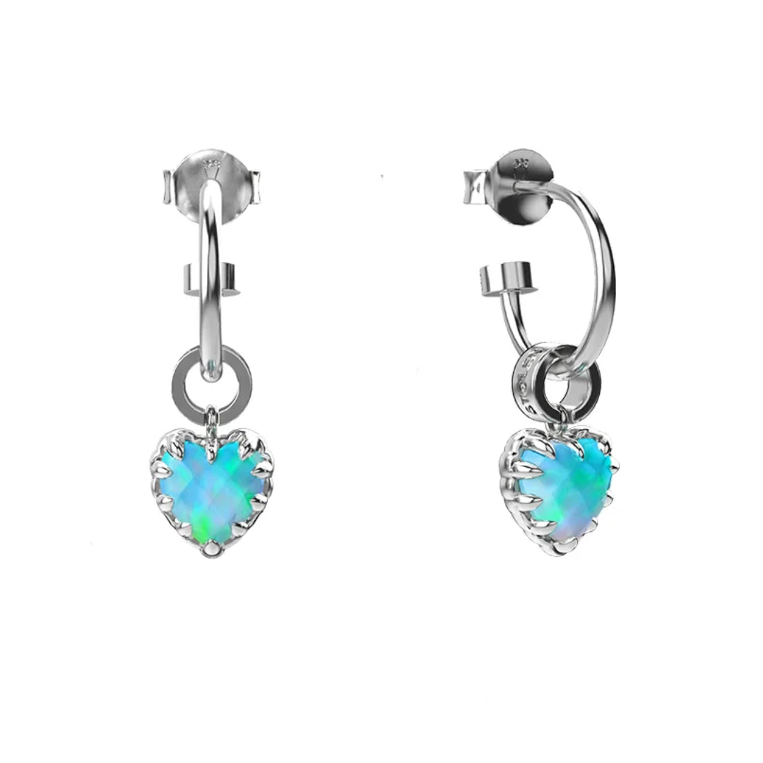 Stolen Girlfriends Club Love Claw Anchor Earrings Bello Opal | STG
